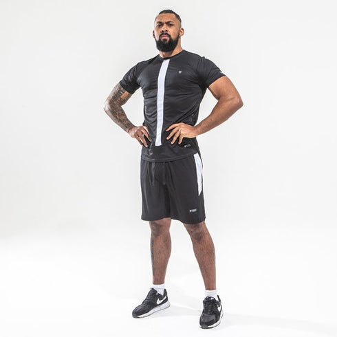 RDX T15 NERO TRAINING BLACK/WHITE SHORTS